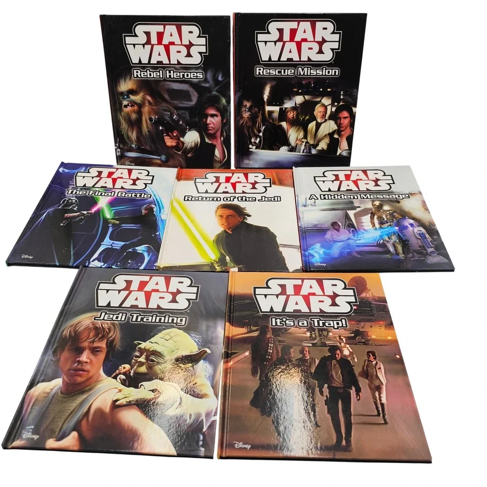 Star Wars Me Reader Books Kids OS Multi Color 7-Book Hardcover Story Library Set